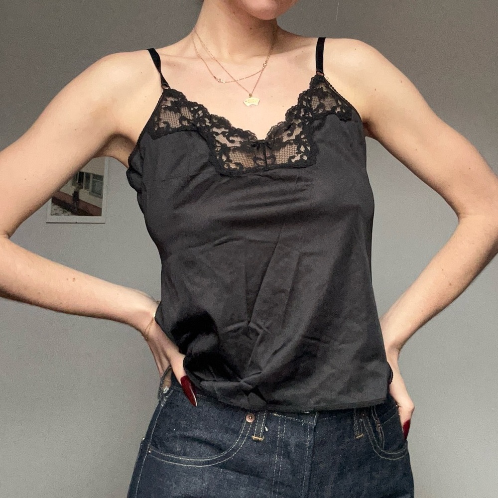 Vintage Lace Slip Tank Top